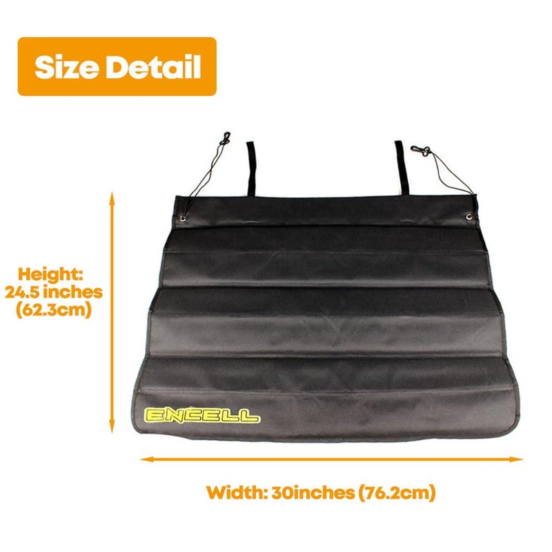 Encell Car Bumper Guard Foldable Trunk Bumper Protector Cargo Mat for SUV - Image 5